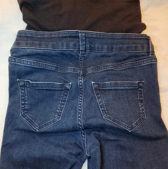 Seraphine Premium Indigo Over Bump Maternity Jeans Size 2 - Picture 10 of 16